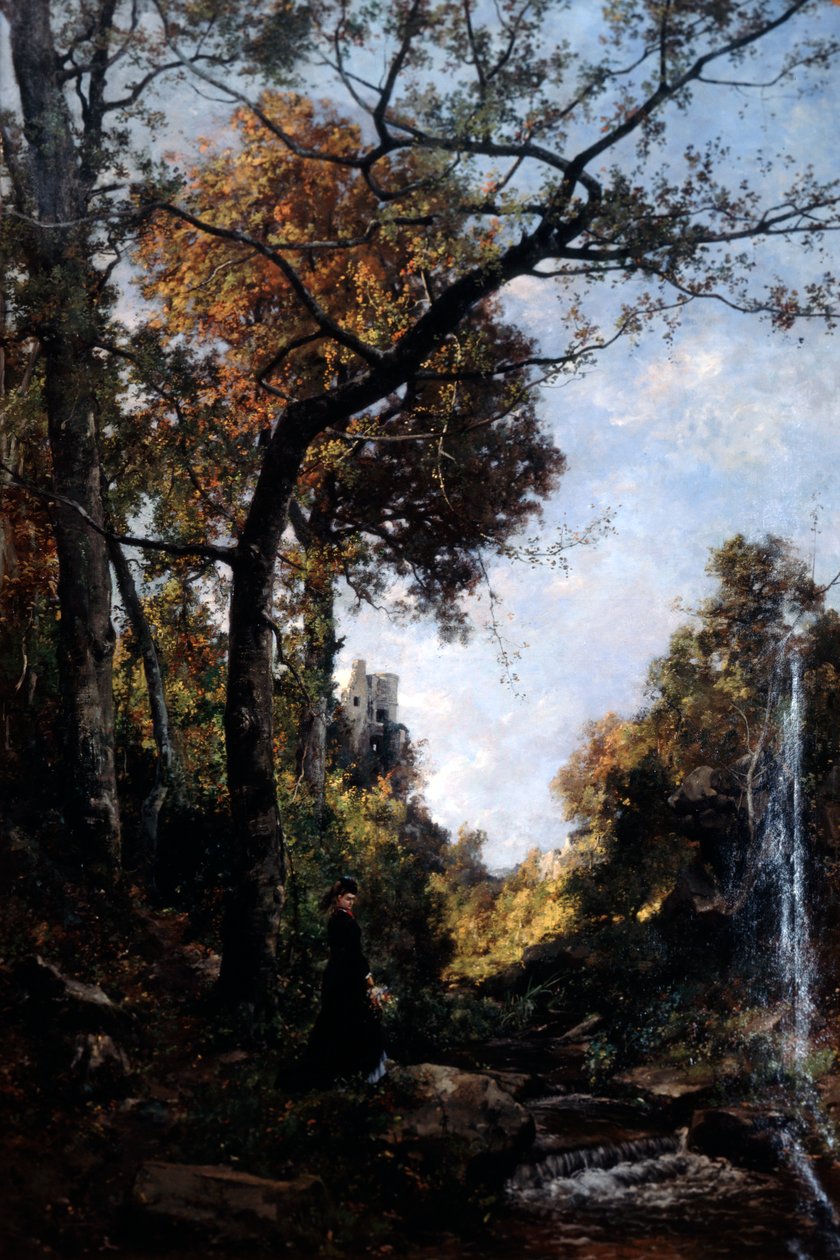 Efterårsvandringen, 1869. af Emmanuel Lansyer
