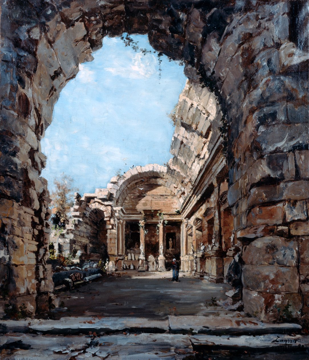 Dianatemplet, 1890. af Emmanuel Lansyer