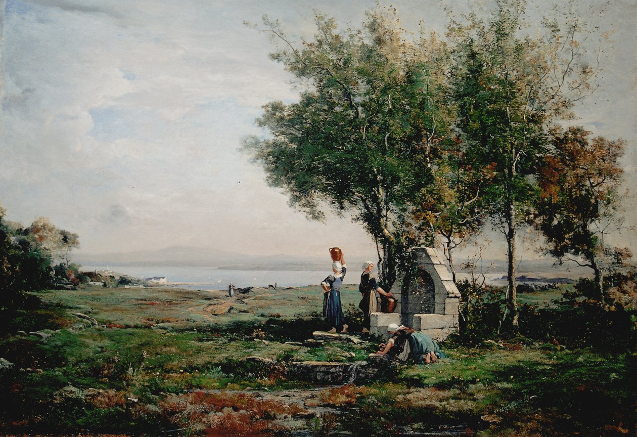 Kvinder ved springvandet af Emmanuel Lansyer