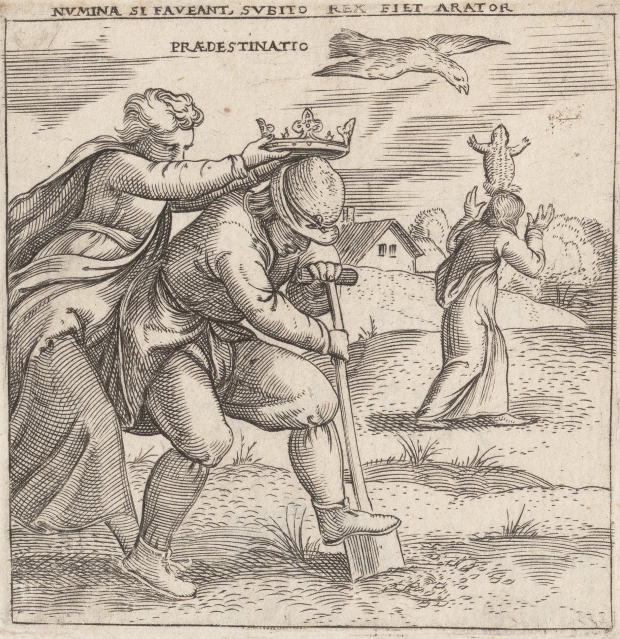 Prædestination, ca. 1545-50. af Enea Vico