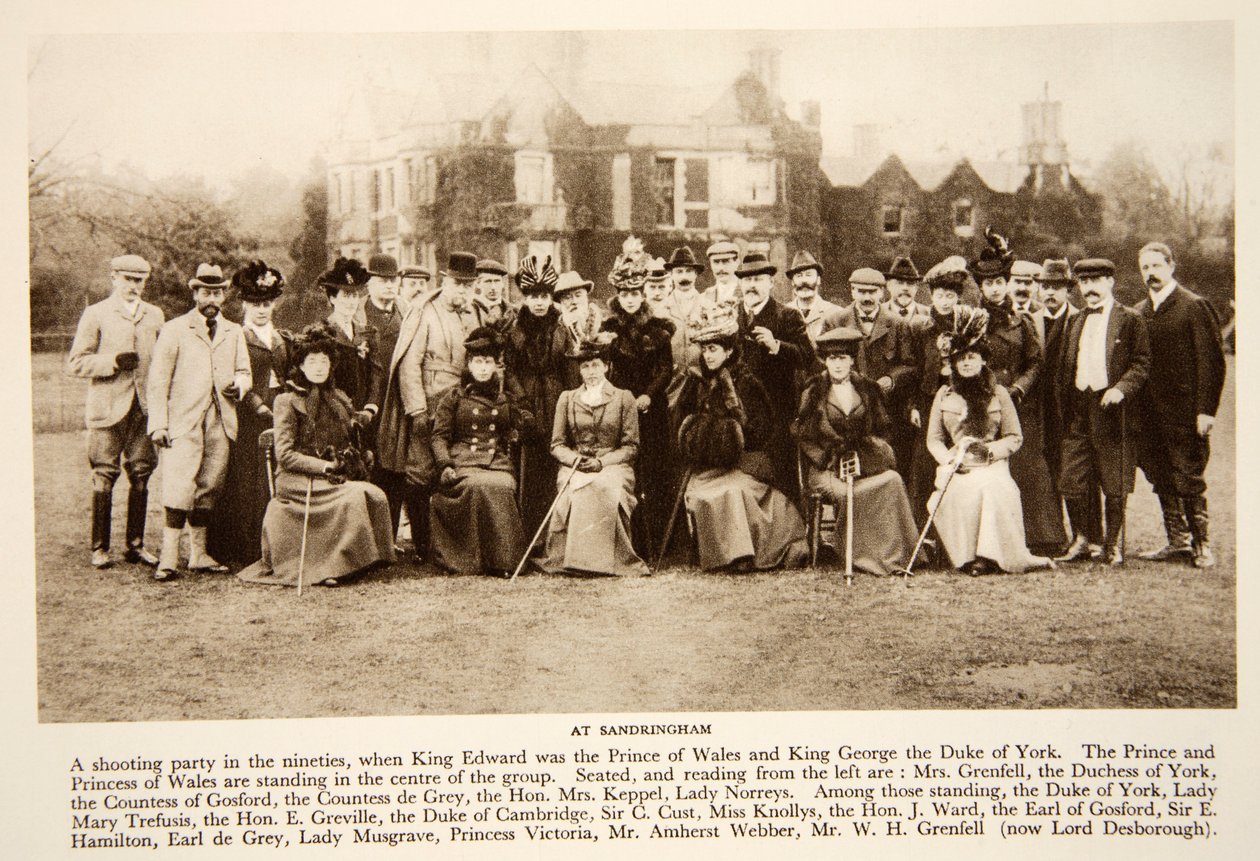 At Sandringham, fra The Times, 1890