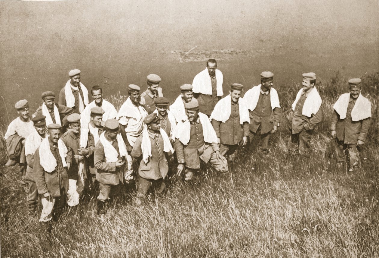 Badeparade, Dorchester, illustration fra tyske fanger i Storbritannien (fotogravure) af English Photographer