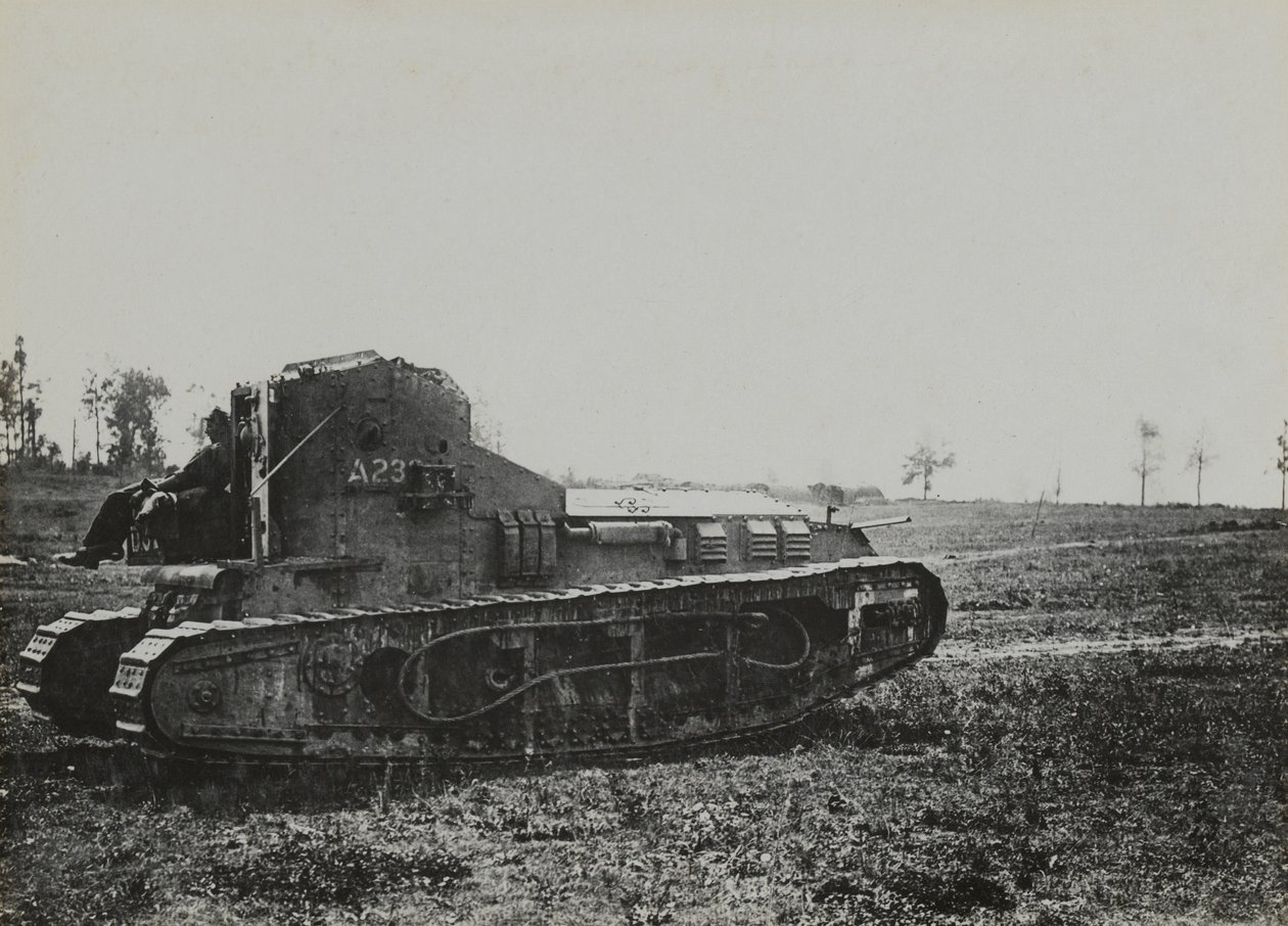 Britisk Whippet tank, 1918 af English Photographer