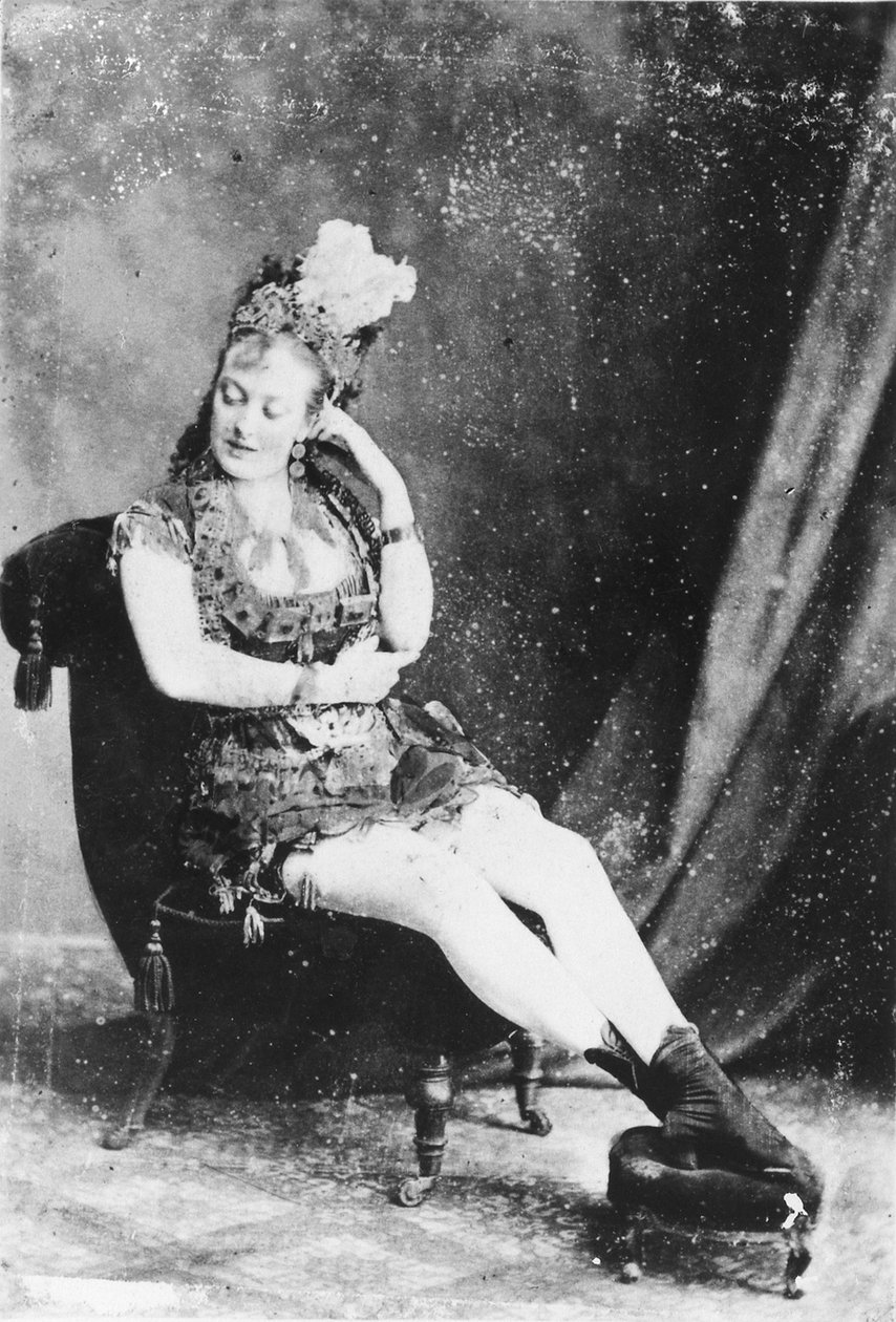 Carte de Visite af Miss Lardy Wilson, ca. 1870