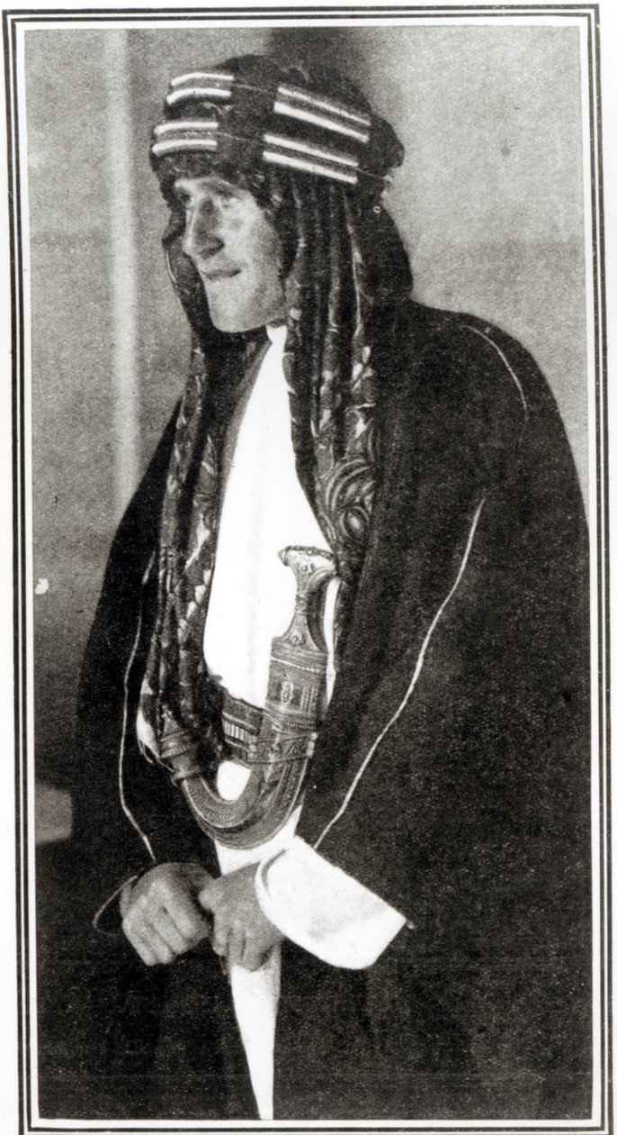 Oberst T. E. Lawrence, 1919 af English Photographer