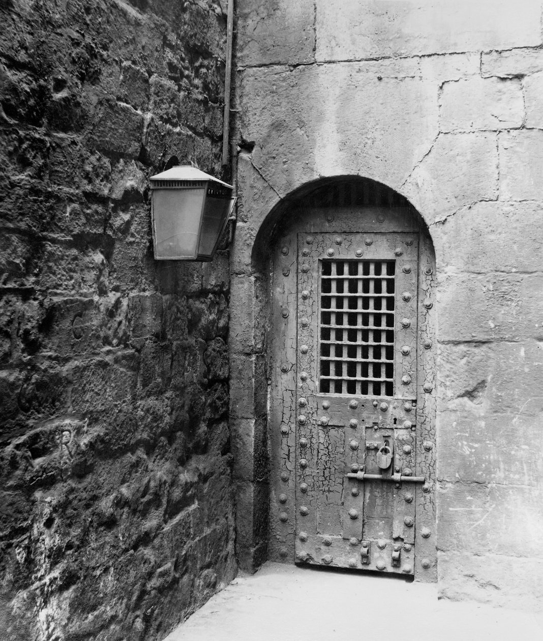 Dør til Newgate Prison af English Photographer