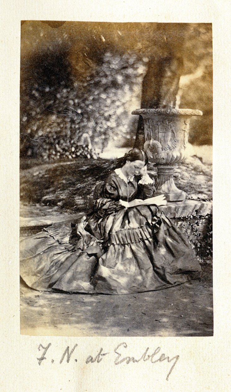 Florence Nightingale i Embley Park, 1858 (se 321967) af English Photographer