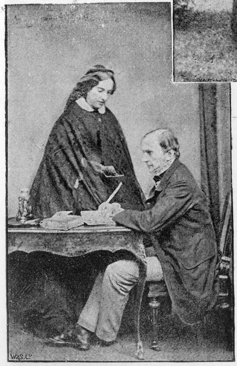 hr. og fru Gladstone, ca. 1840 af English Photographer