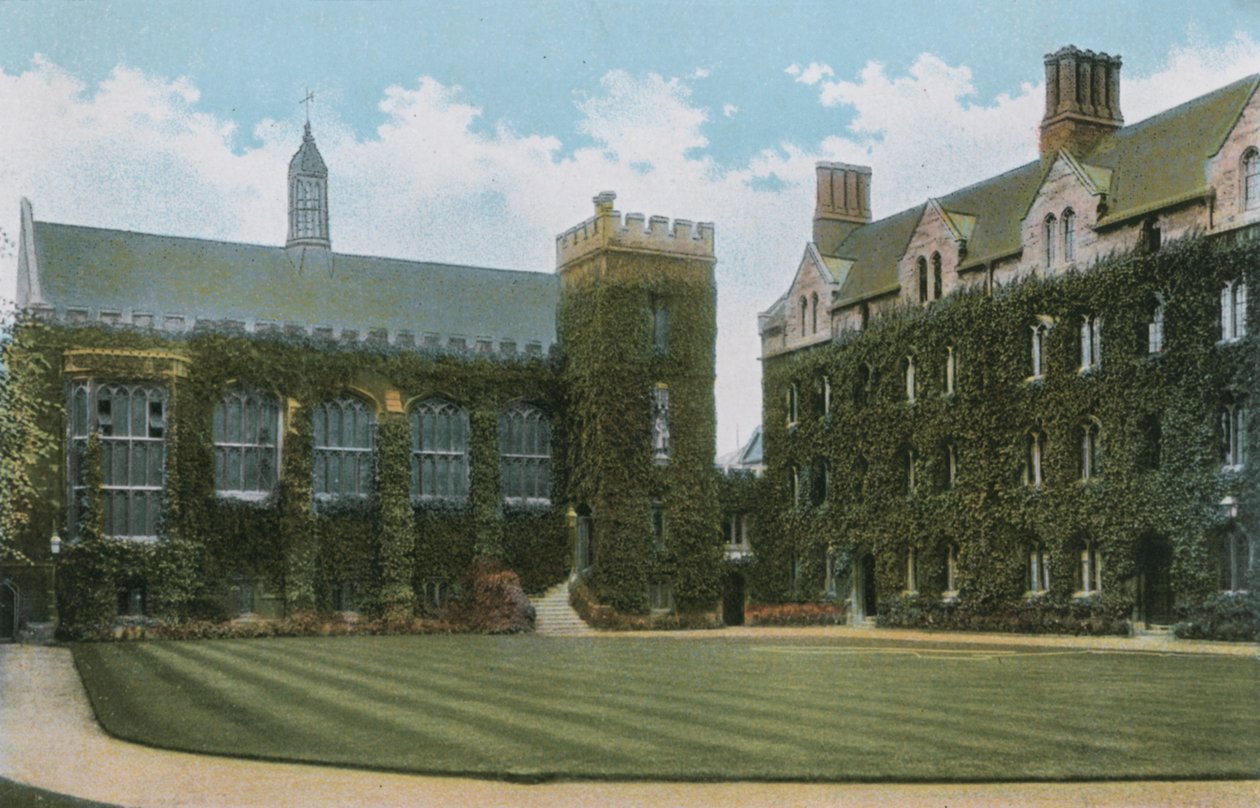 Pembroke College af English Photographer