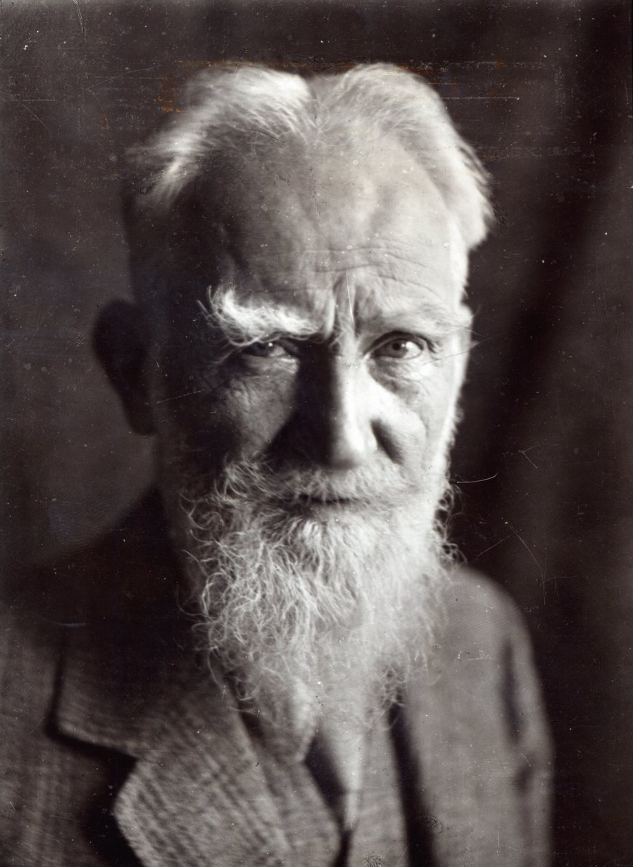 Portræt af George Bernard Shaw, februar 1933 af English Photographer