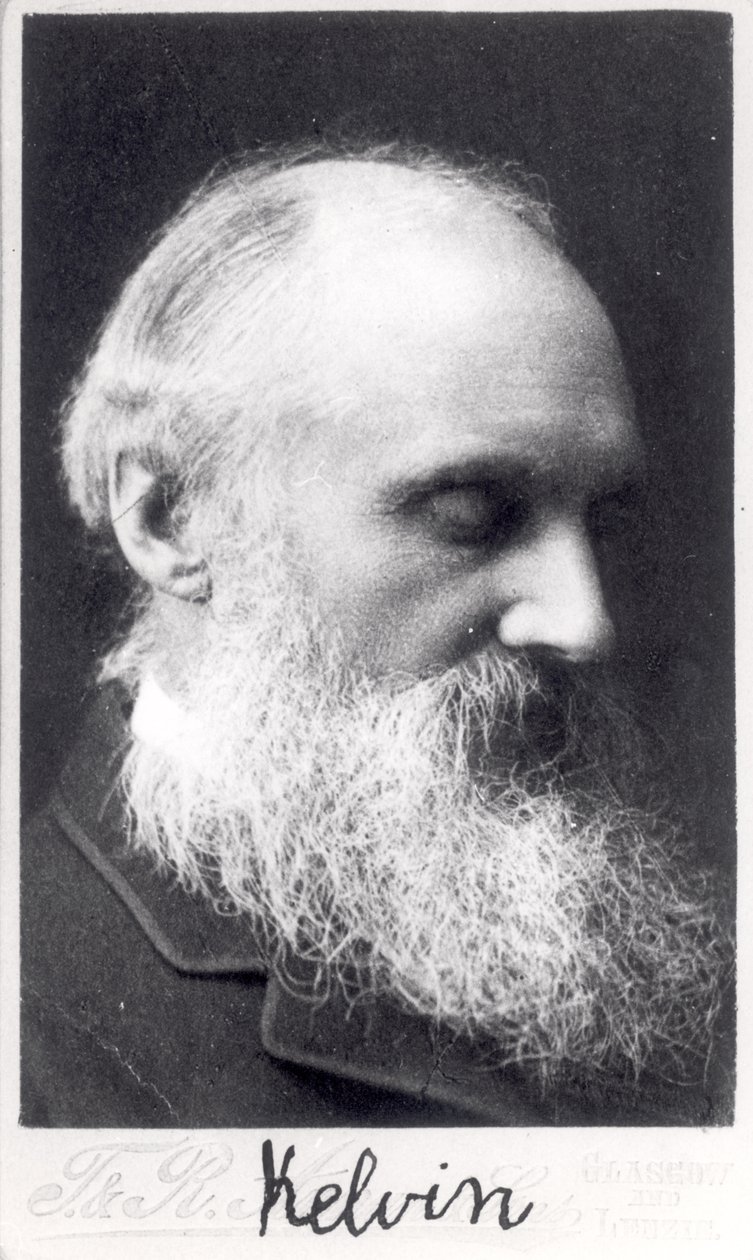 Sir William Thomson (1824-1907) Lord Kelvin af English Photographer