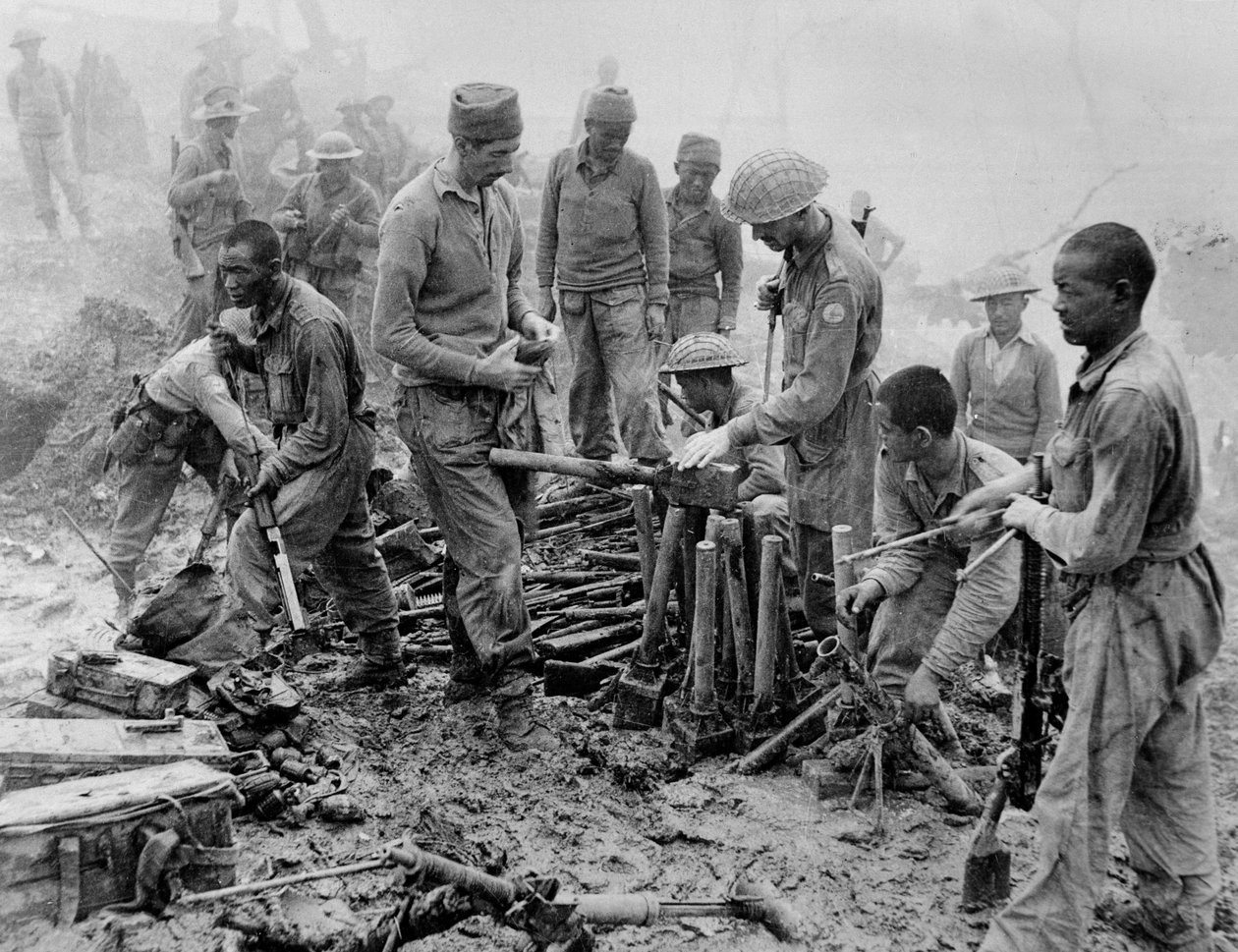 Tilfangetagelsen af Scraggy under Imphal-Kohima-slaget, 1944 af English Photographer