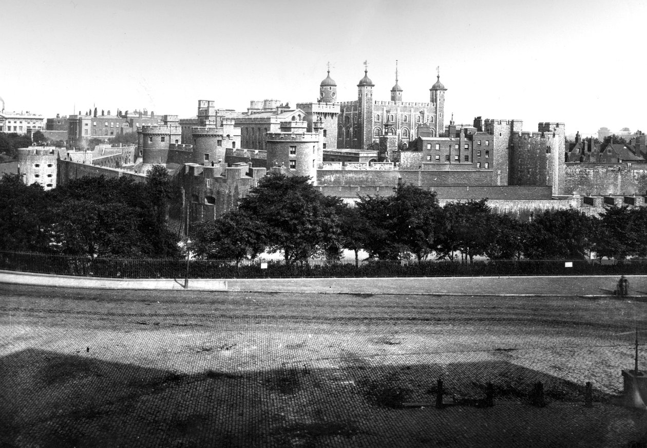 Udsigt over Tower of London af English Photographer
