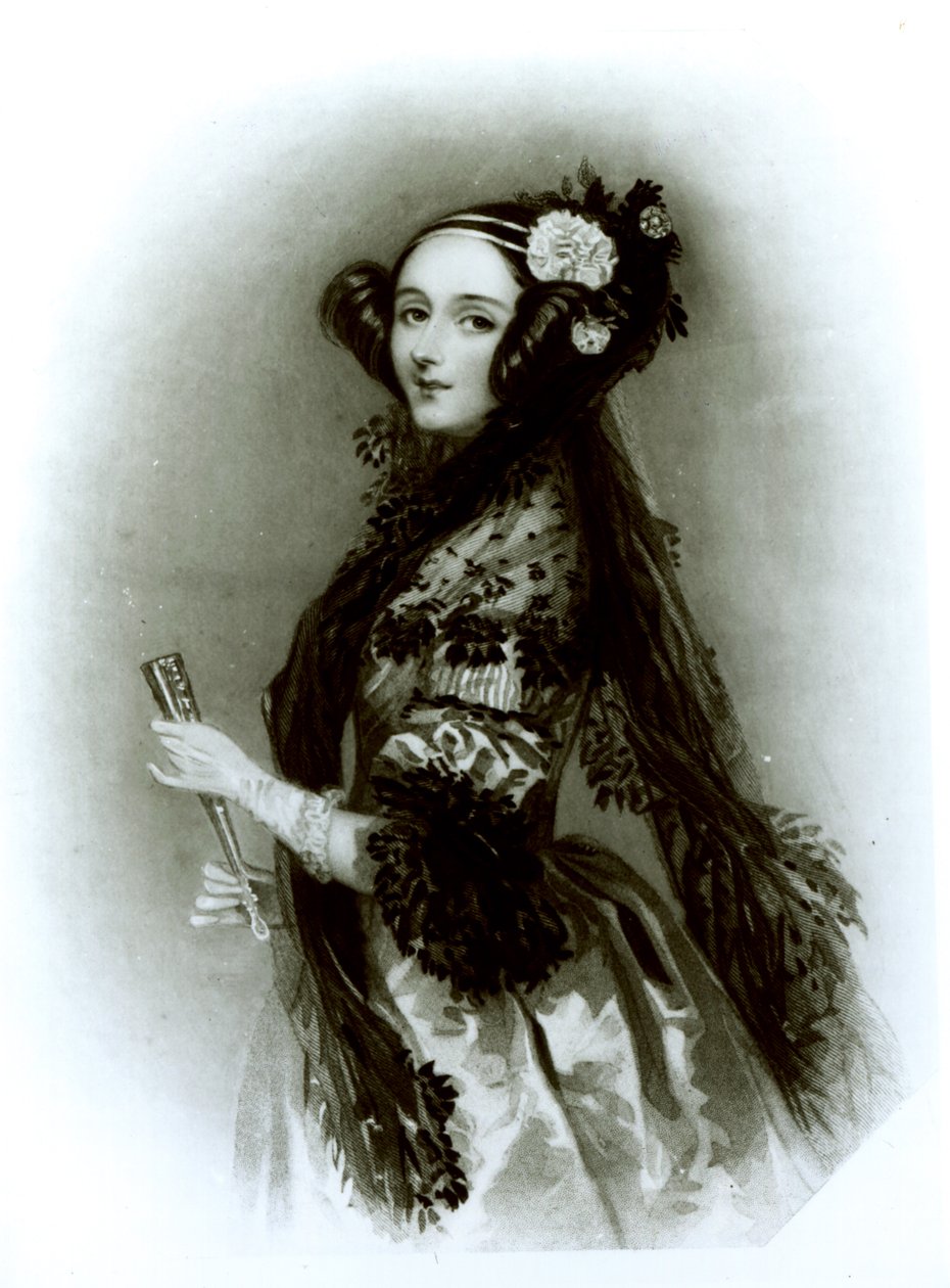 Augusta Ada Byron (1815-52) grevinde af Lovelace af English School