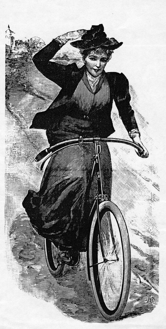 Cykling ned ad bakke af English School