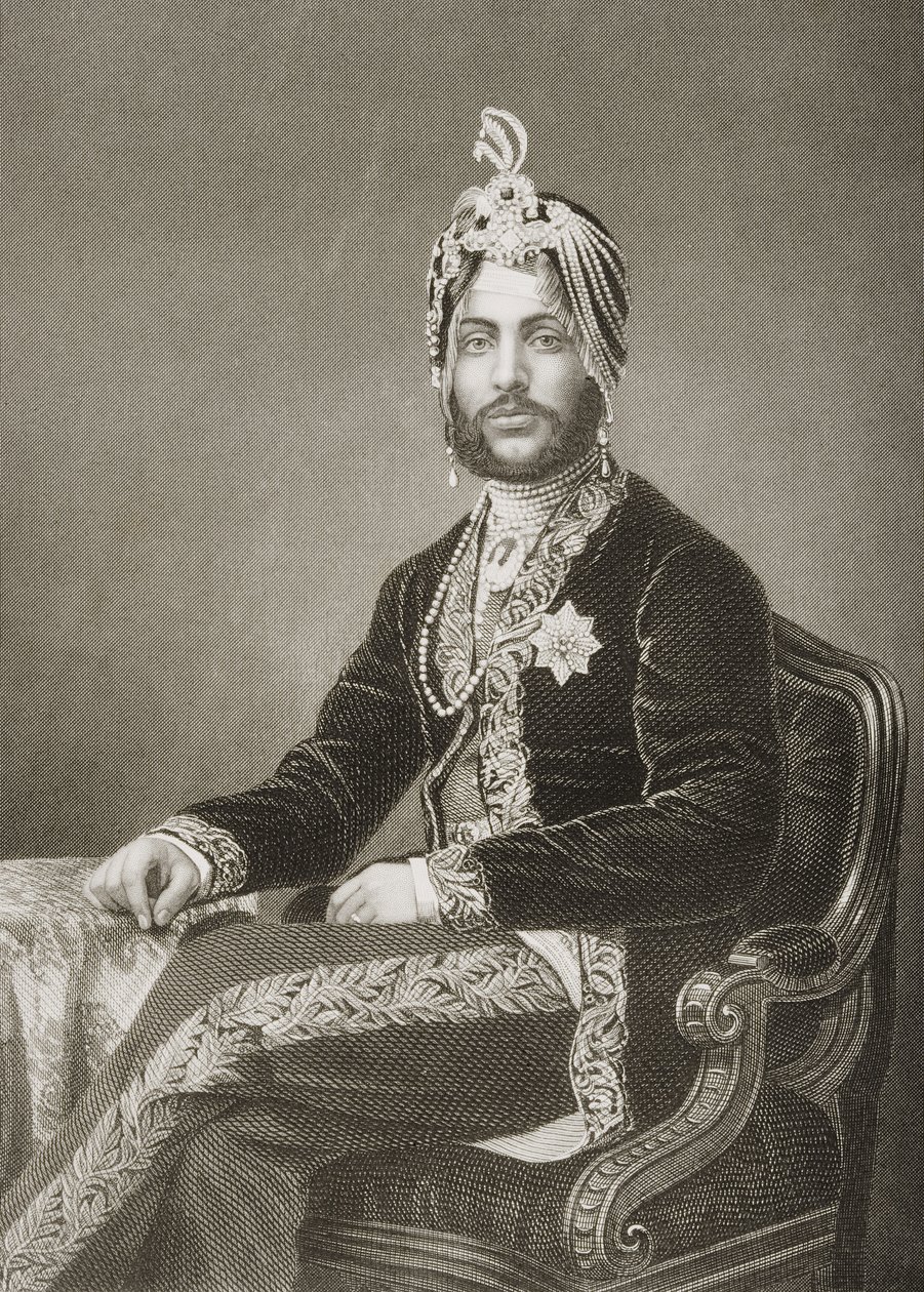 Duleep Singh (1838-93) af English School