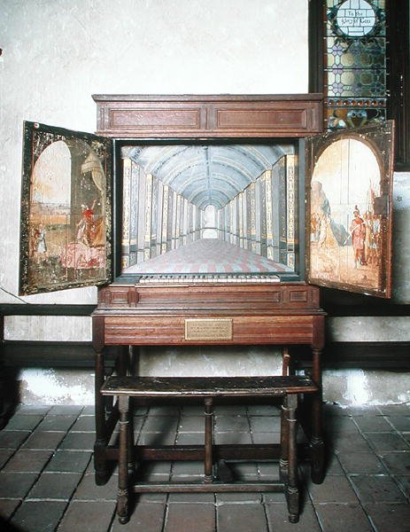 Engelsk kammerorgel, 1630 af English School