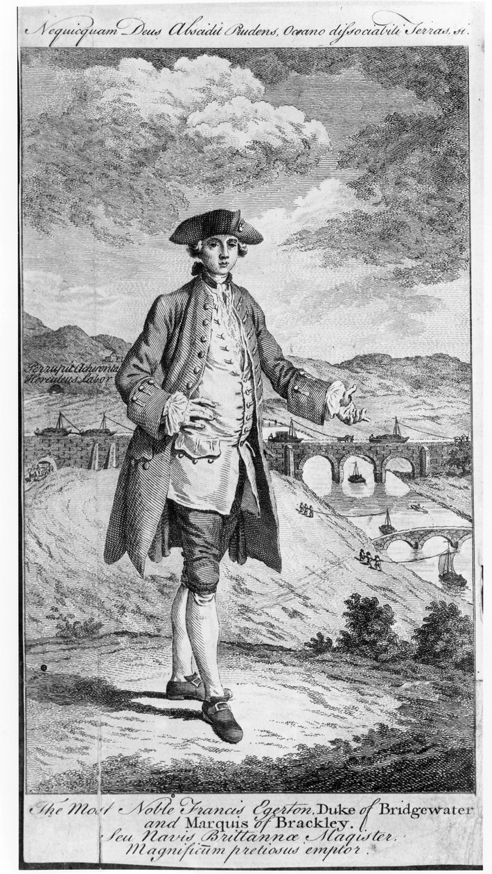 Francis Egerton (1736-1803), 3. hertug af Bridgewater og markis af Brackley af English School