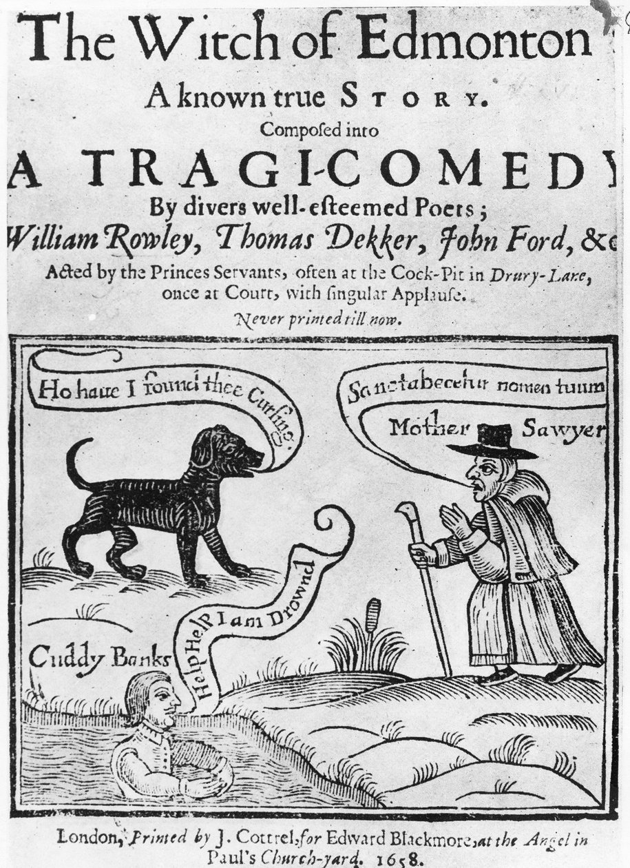 Frontispice til The Witch of Edmonton, a Known True Story