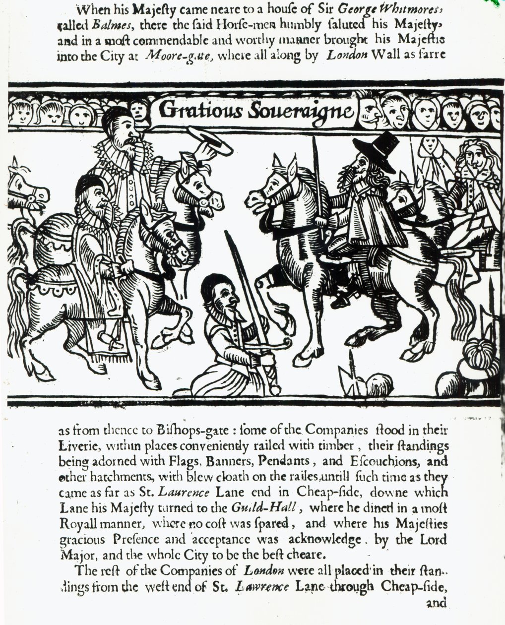 Nådig suveræn, c.1631 af English School