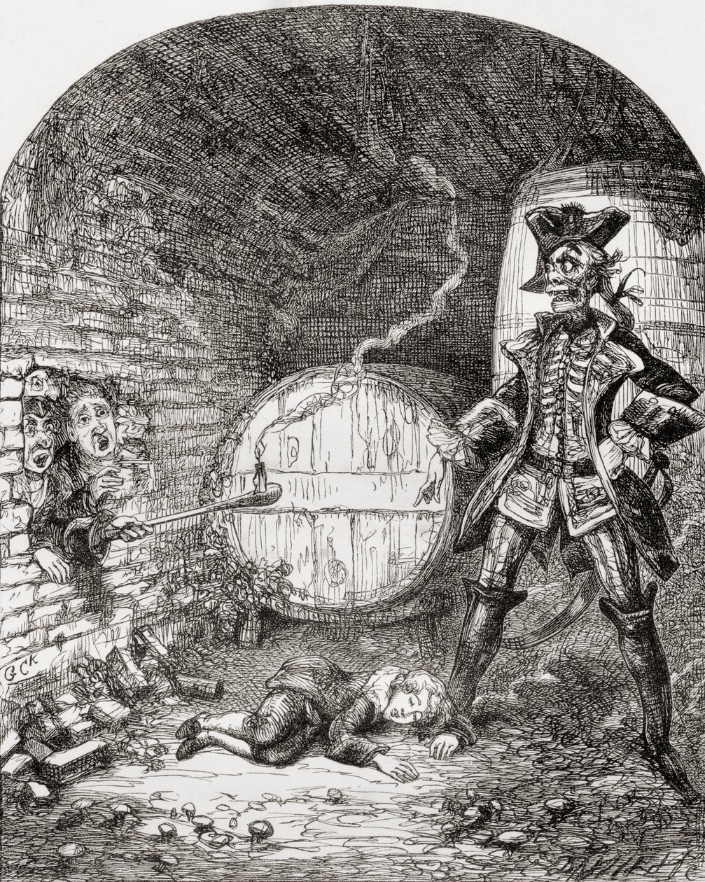 Illustration efter George Cruikshank til digtet 
