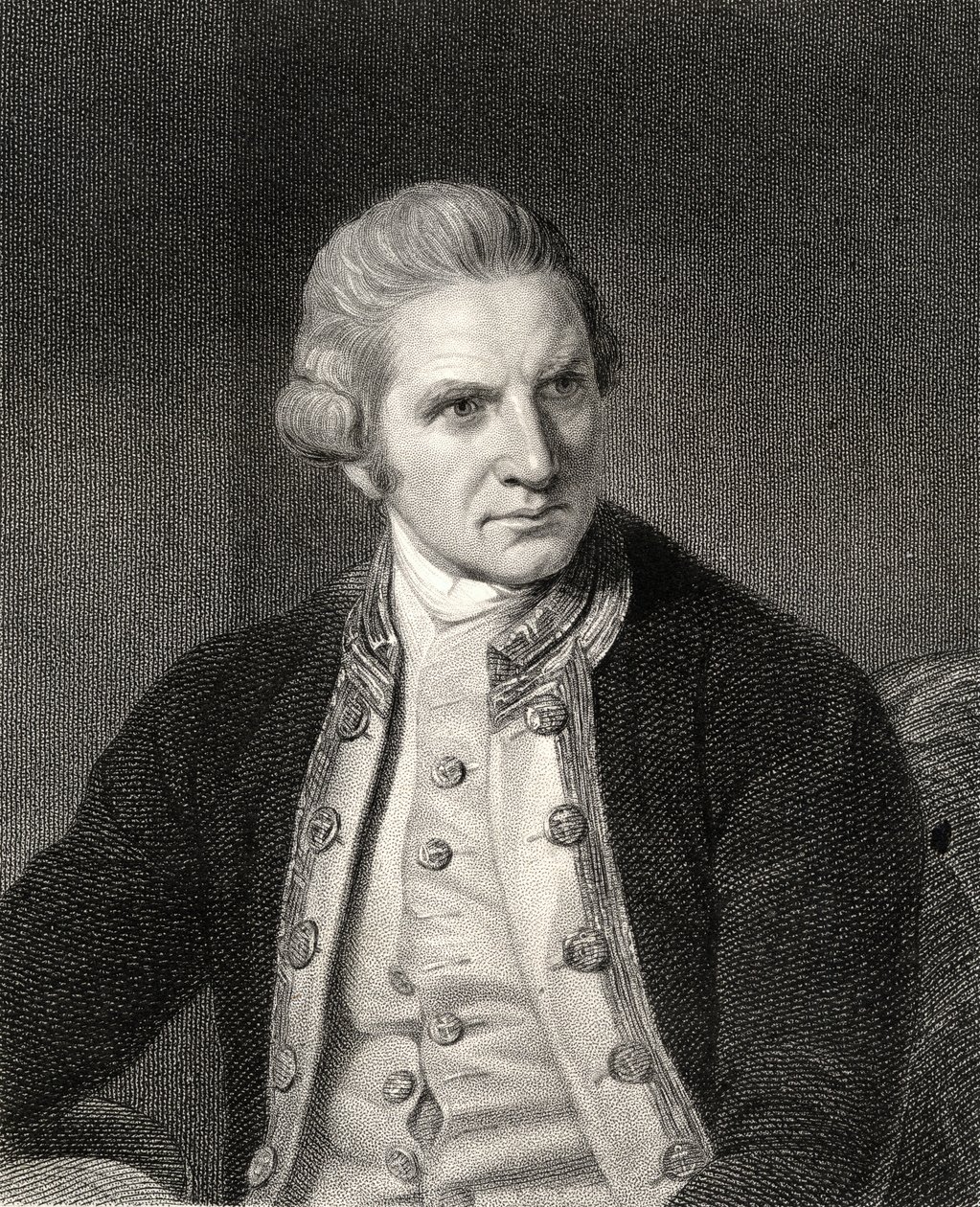 James Cook (1728-79) fra "The Gallery of Portraits", udgivet i 1833 af English School
