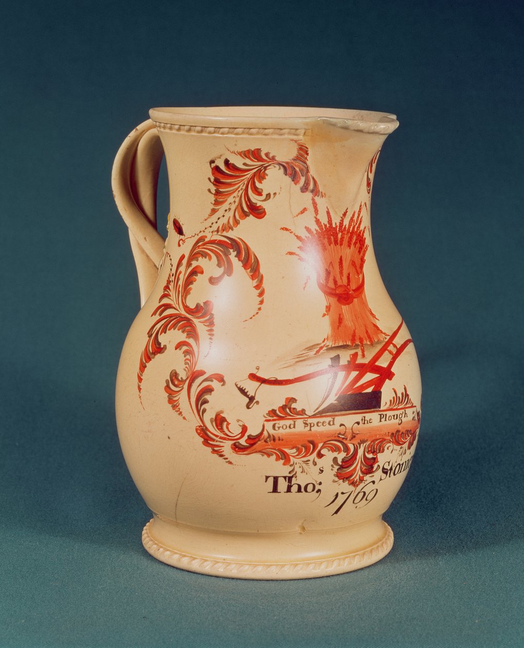 Jug, Leeds, ca. 1770 (creamware) af English School