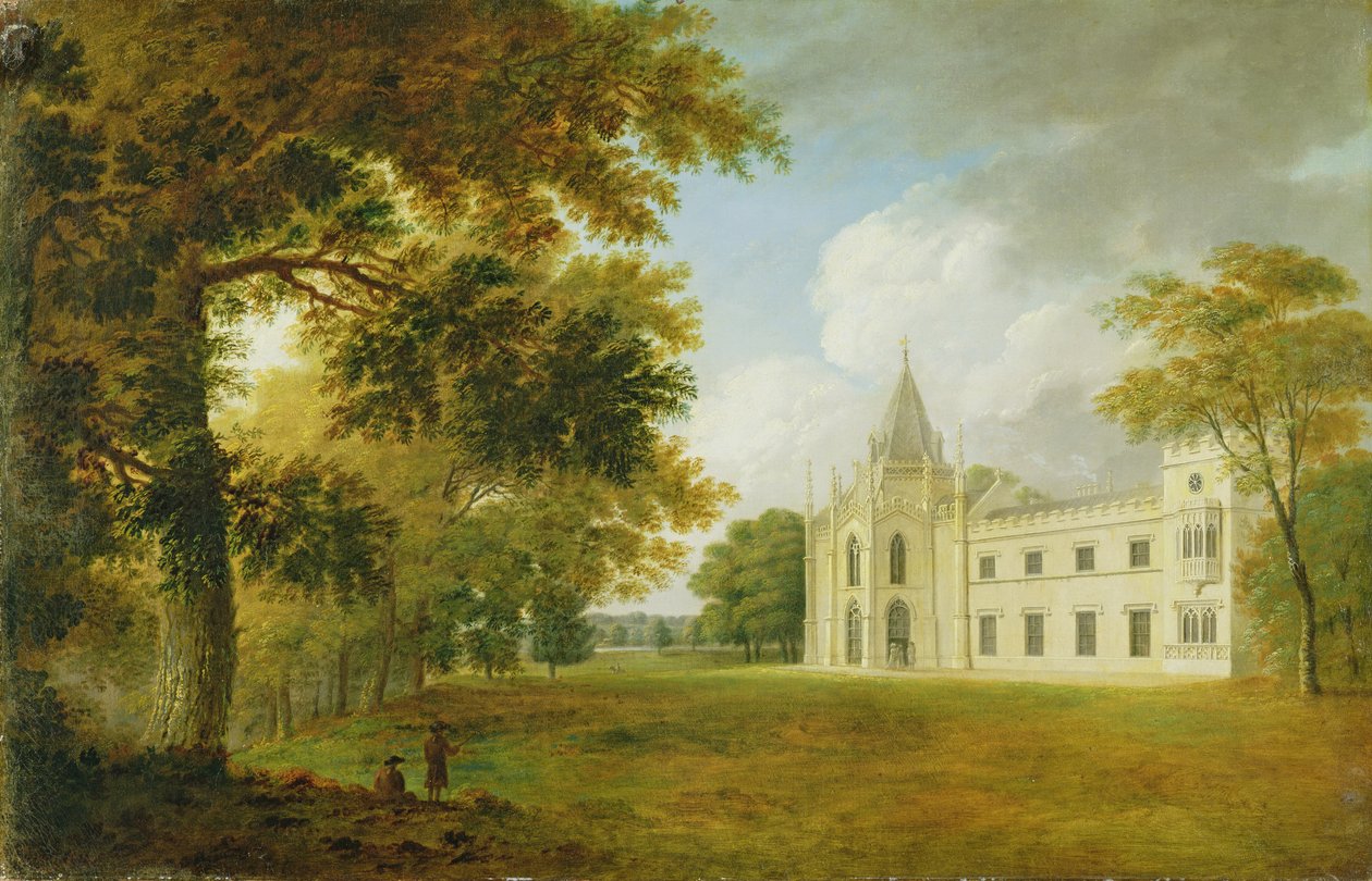 Lee Priory, Kent, ca. 1800 af English School