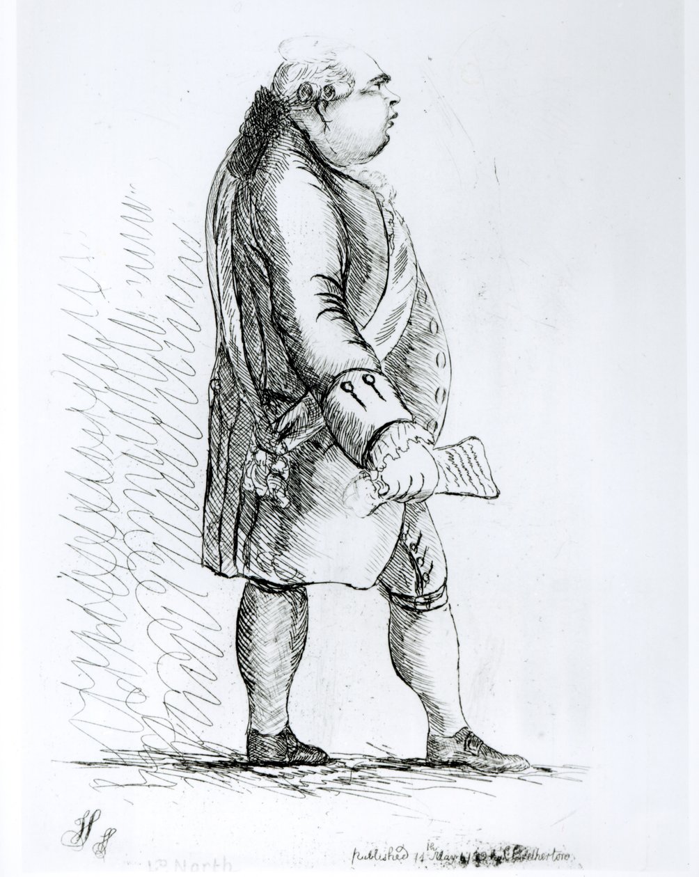 Lord North (1732-92) af English School