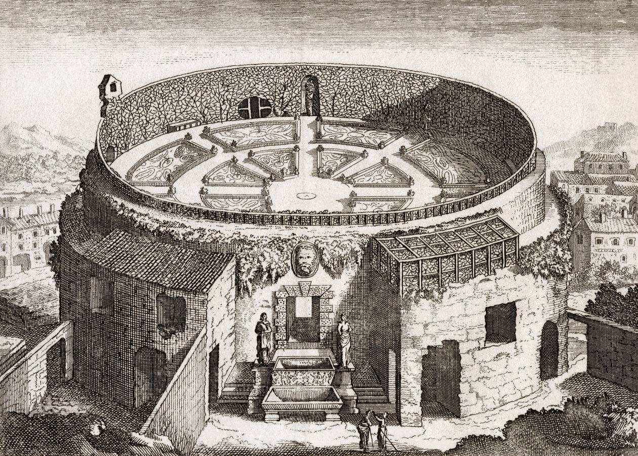 Augustus Mausoleum, Rom af English School