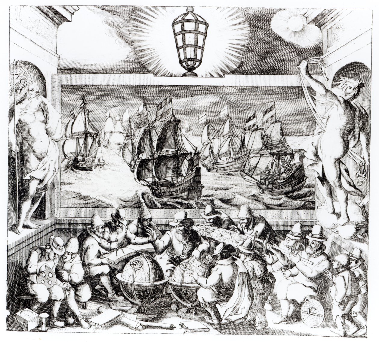 Navigations titelblad, 1600 af English School