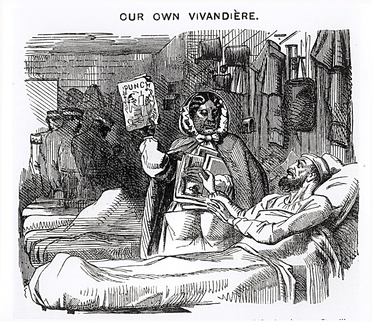 Vores egen Vivandiere, fru Seacole (1805-81) som afbildet i 