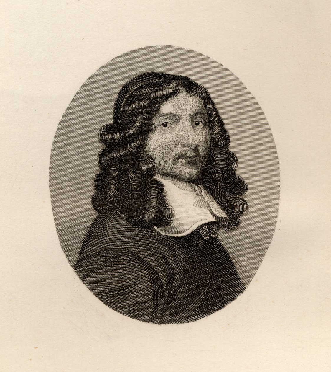 Portræt af Andrew Marvell (1621-78) af English School
