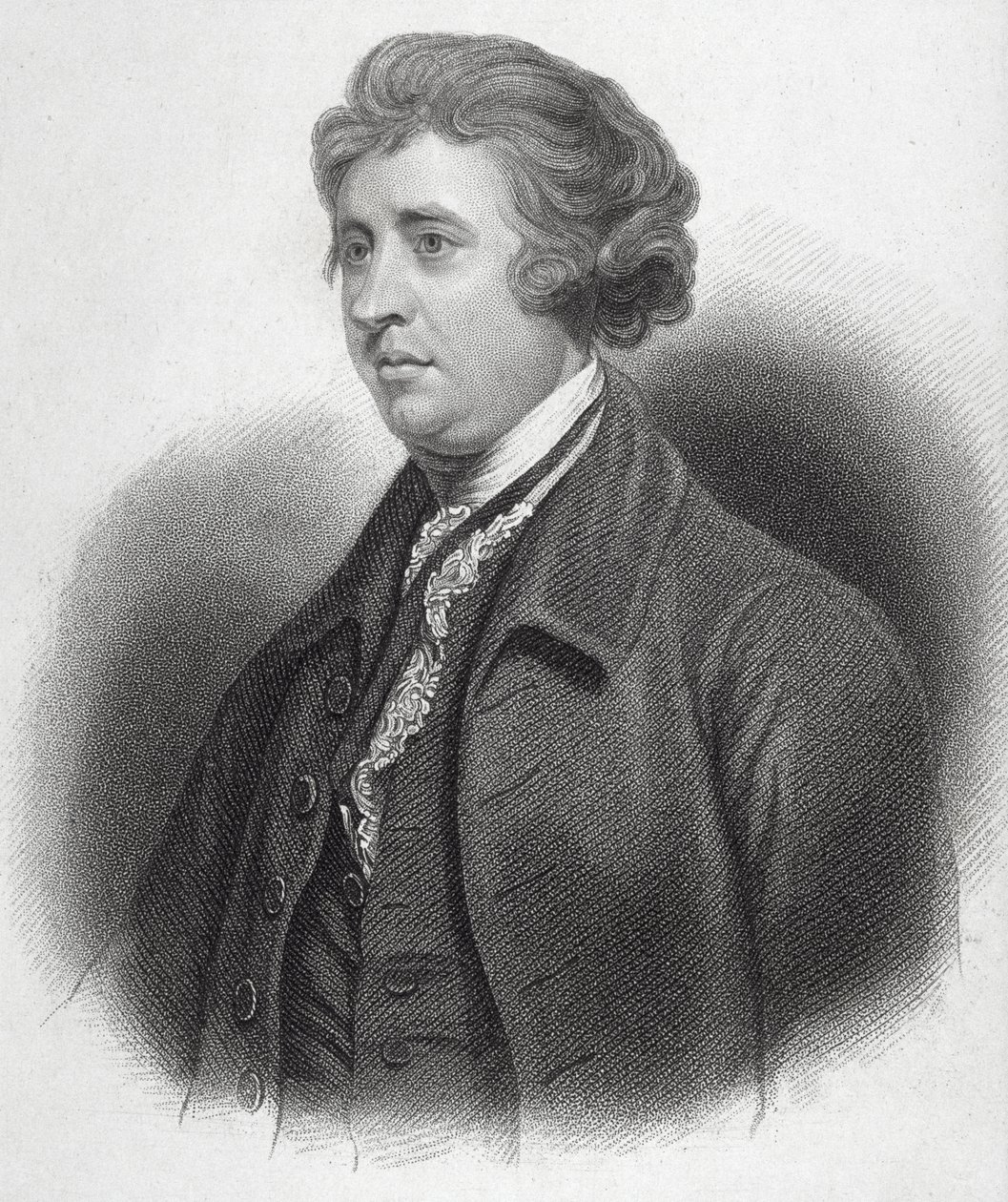Portræt af Edmund Burke (1729-97) af English School