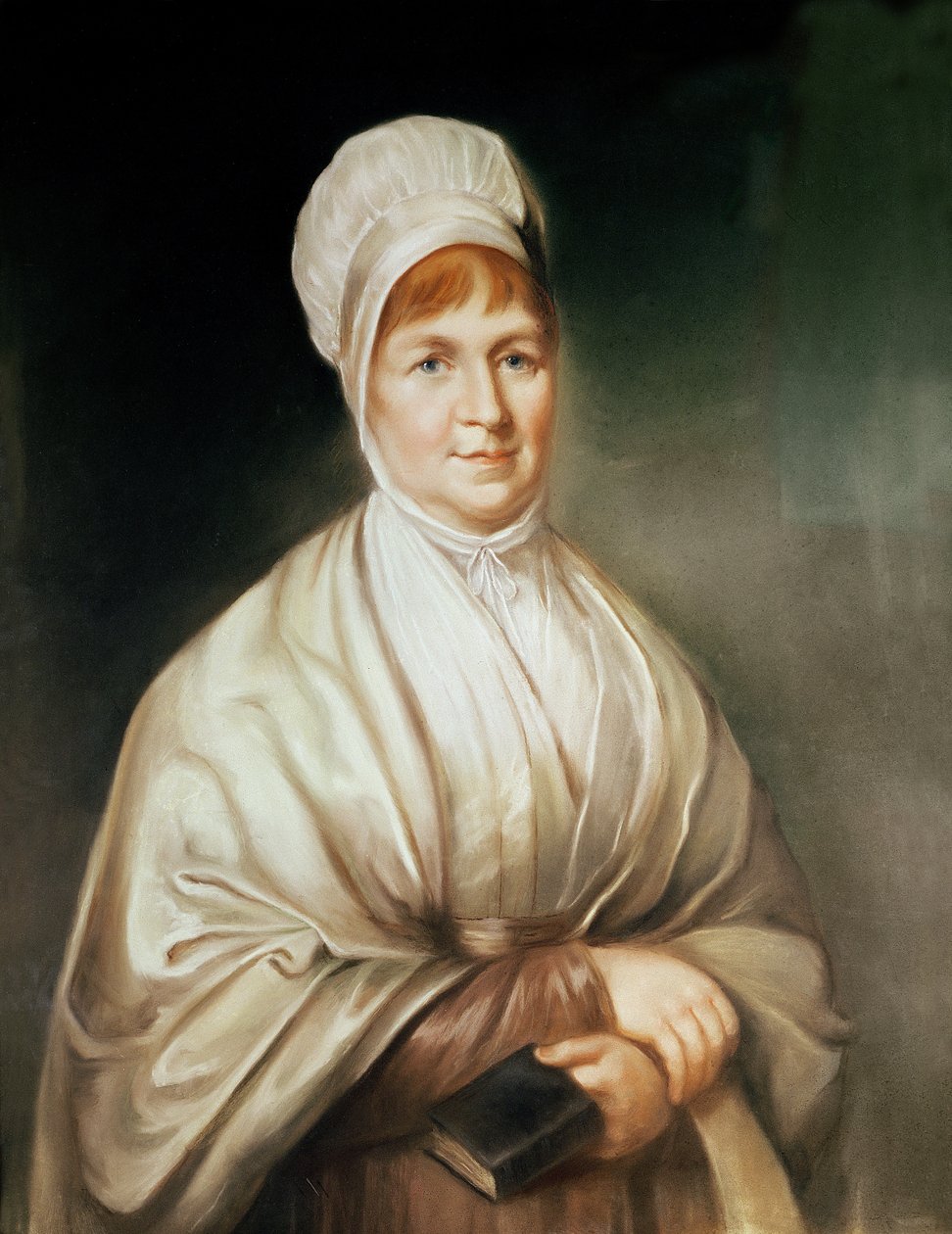 Portræt af Elizabeth Fry (1780-1845) af English School