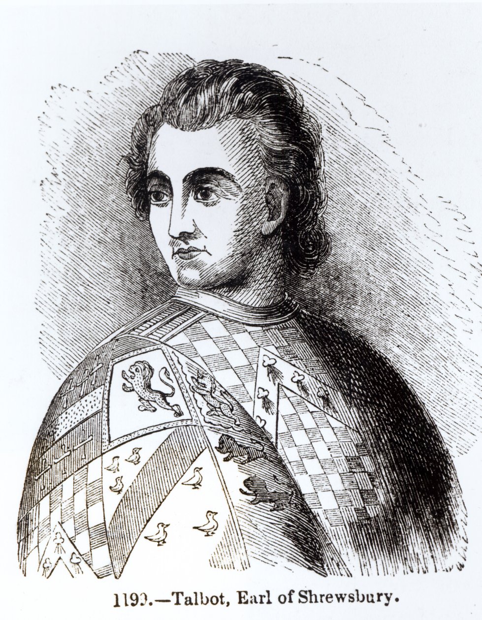Portræt af John Talbot, den første jarl af Shrewsbury (ca. 1388-1453) af English School