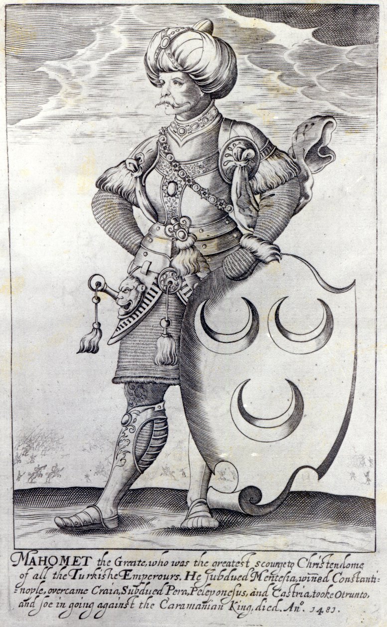 Portræt af Mehmed II af English School