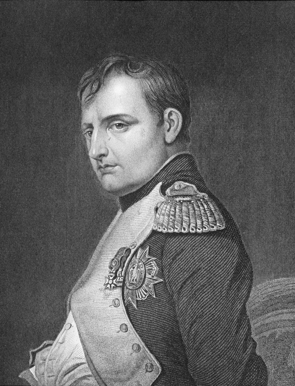 Portræt af Napoleon Bonaparte (1769-1821) af English School