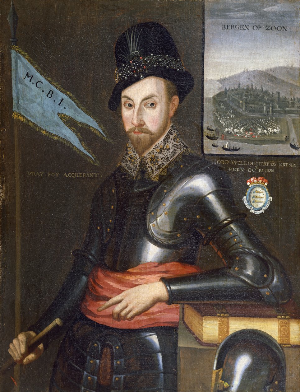 Portræt af Peregrine Bertie, 13. baron Willoughby de Eresby (1555-1601) af English School