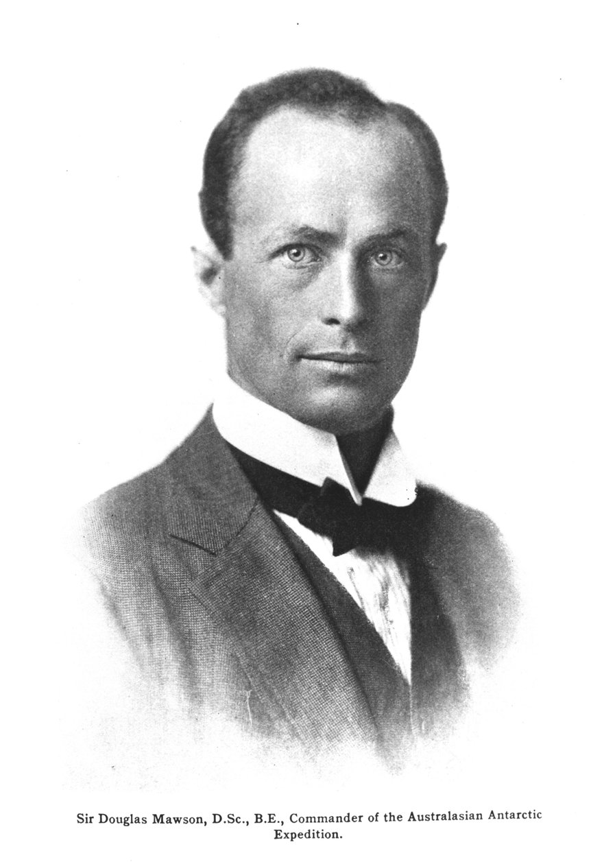 Portræt af Sir Douglas Mawson (1882-1958) af English School