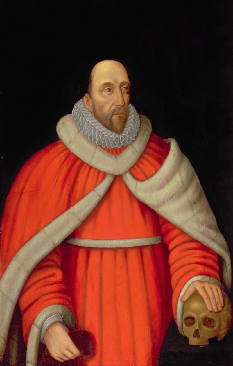 Portræt af Sir Edward Coke (1552-1634) 1587 af English School