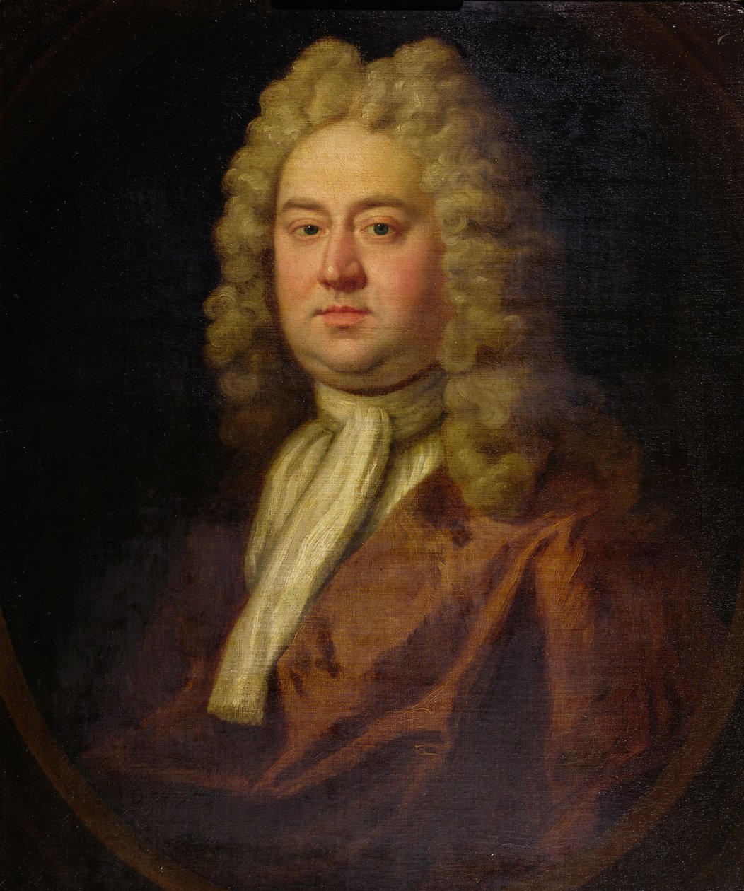 Portræt af en gentleman, der siges at være George Frederick Handel, ca. 1730 af English School