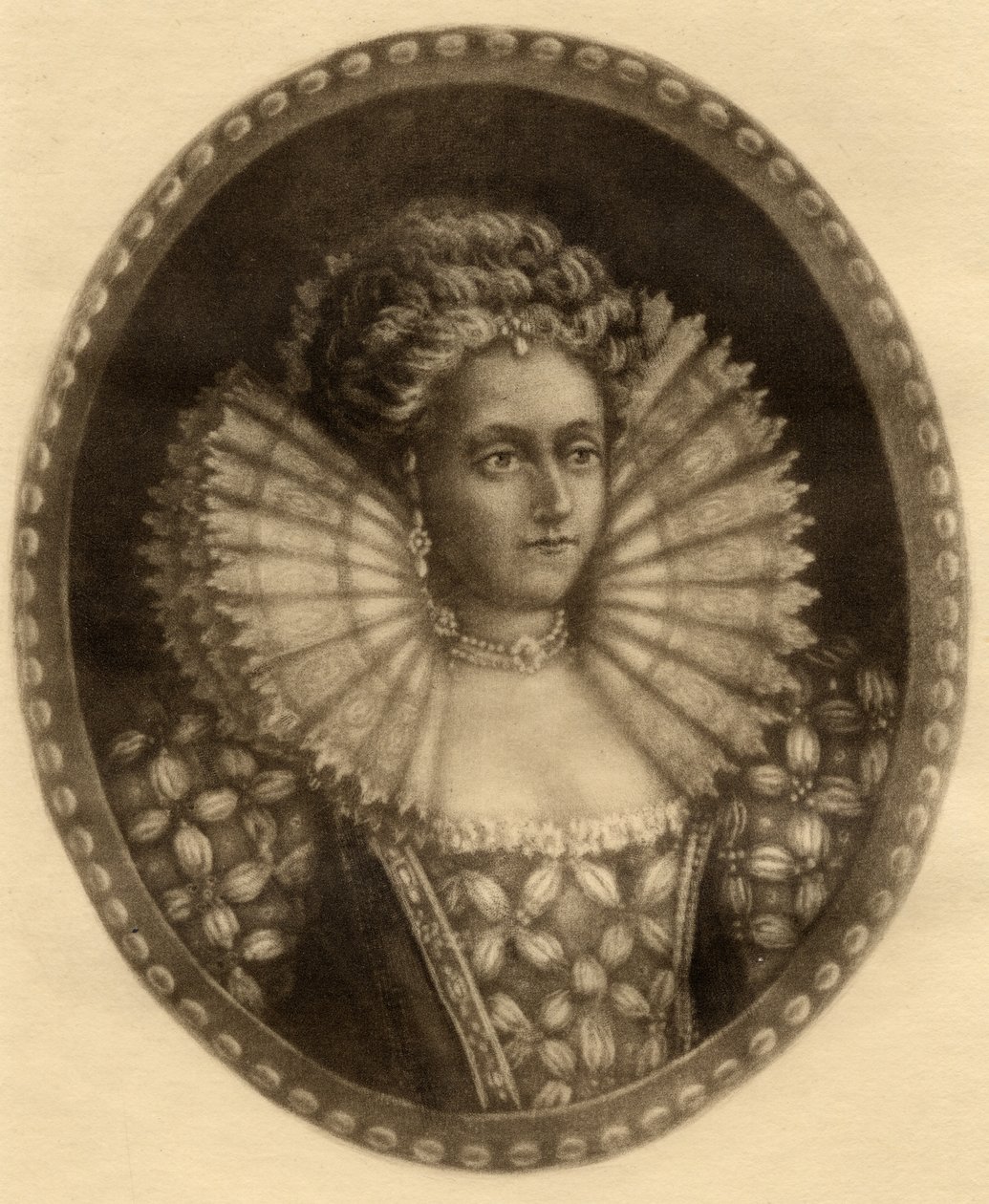 Dronning Elizabeth I (1533-1603) af English School