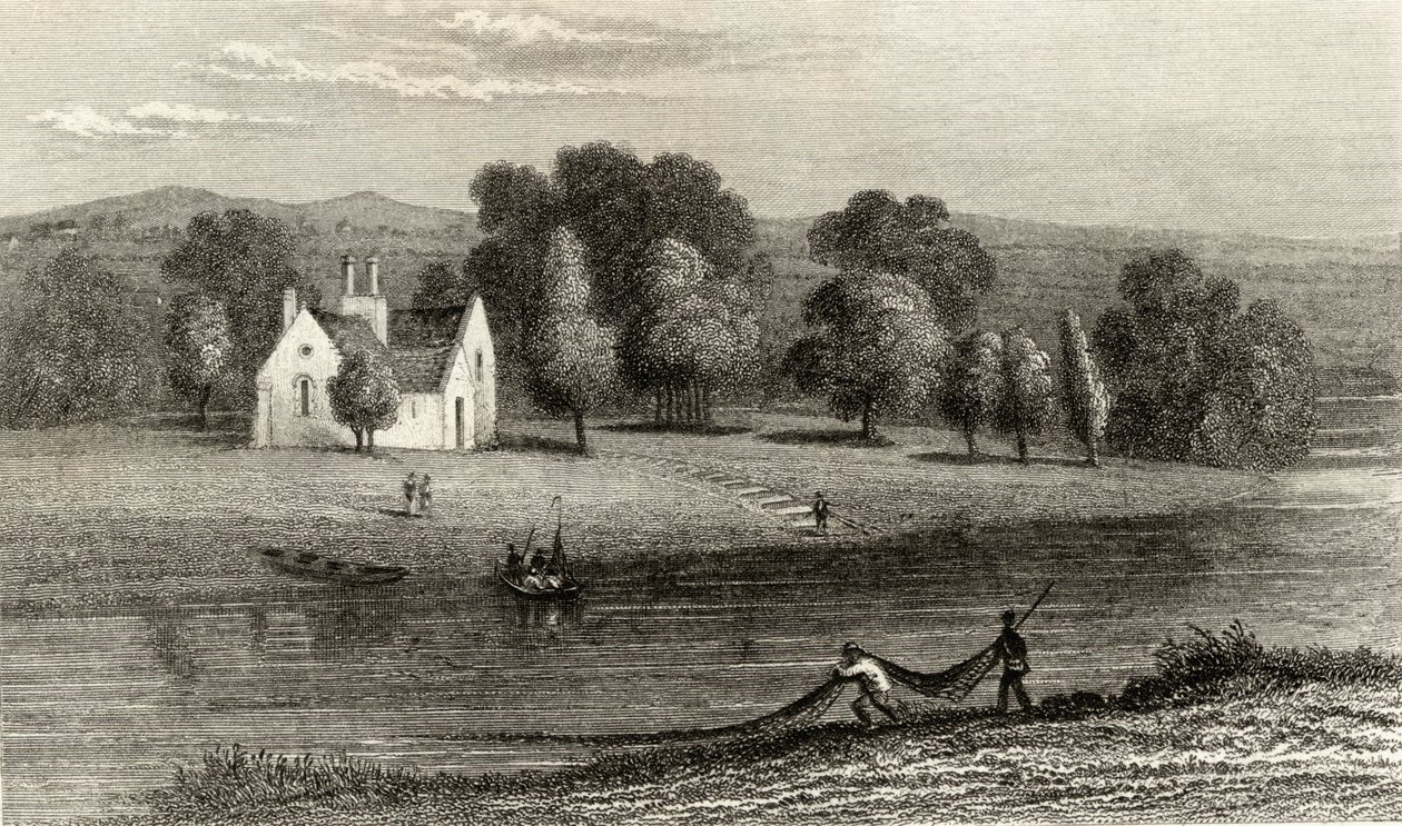 Runnymede og Magna Carta Island af English School