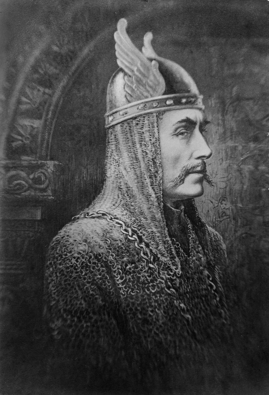 Sir Johnston Forbes-Robertson i rollen som Macbeth af English School