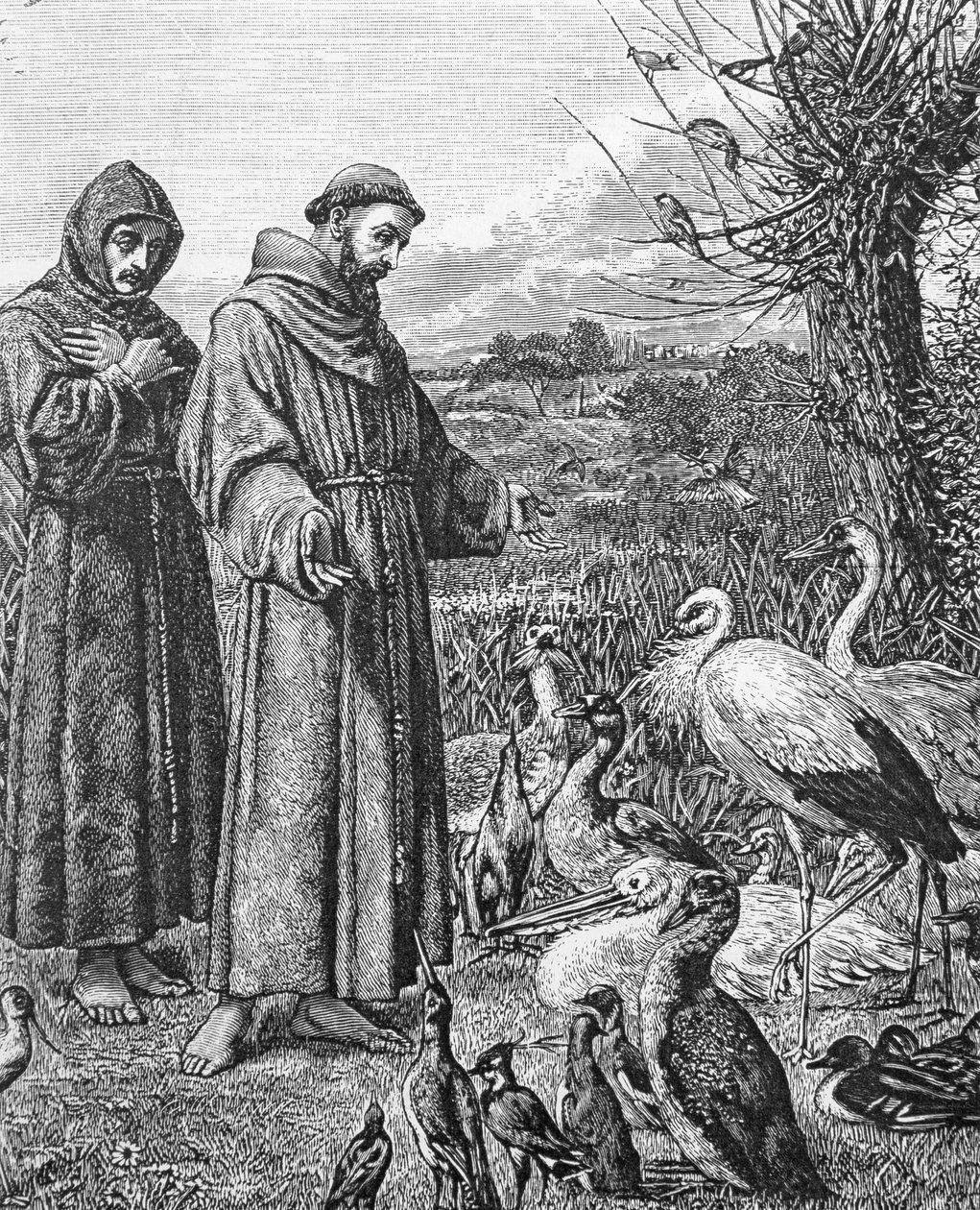 Sankt Frans af Assisi (1182-1226) af English School