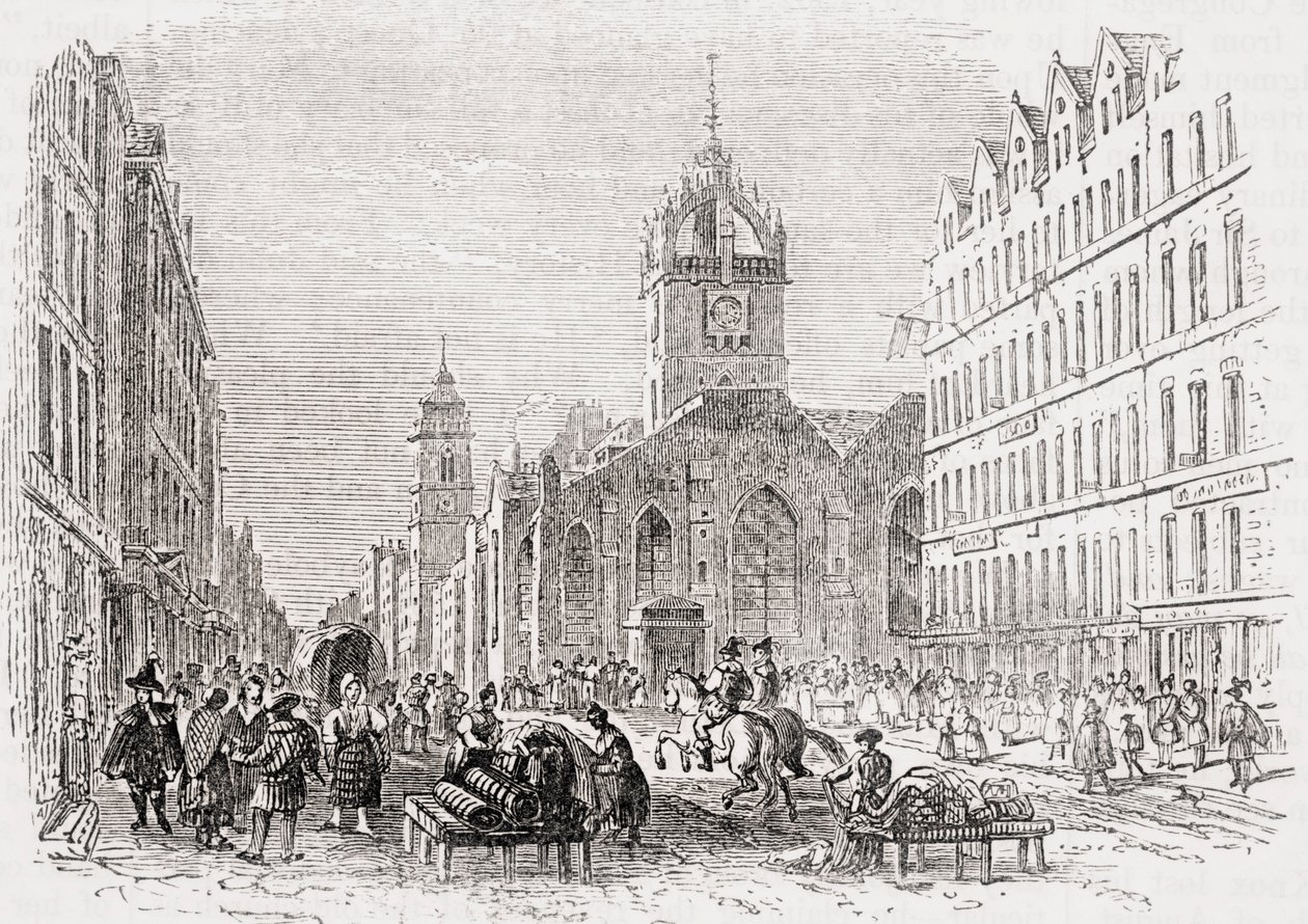 St Giles and the Old Tron Church, Edinburgh i det 17. århundrede, fra 