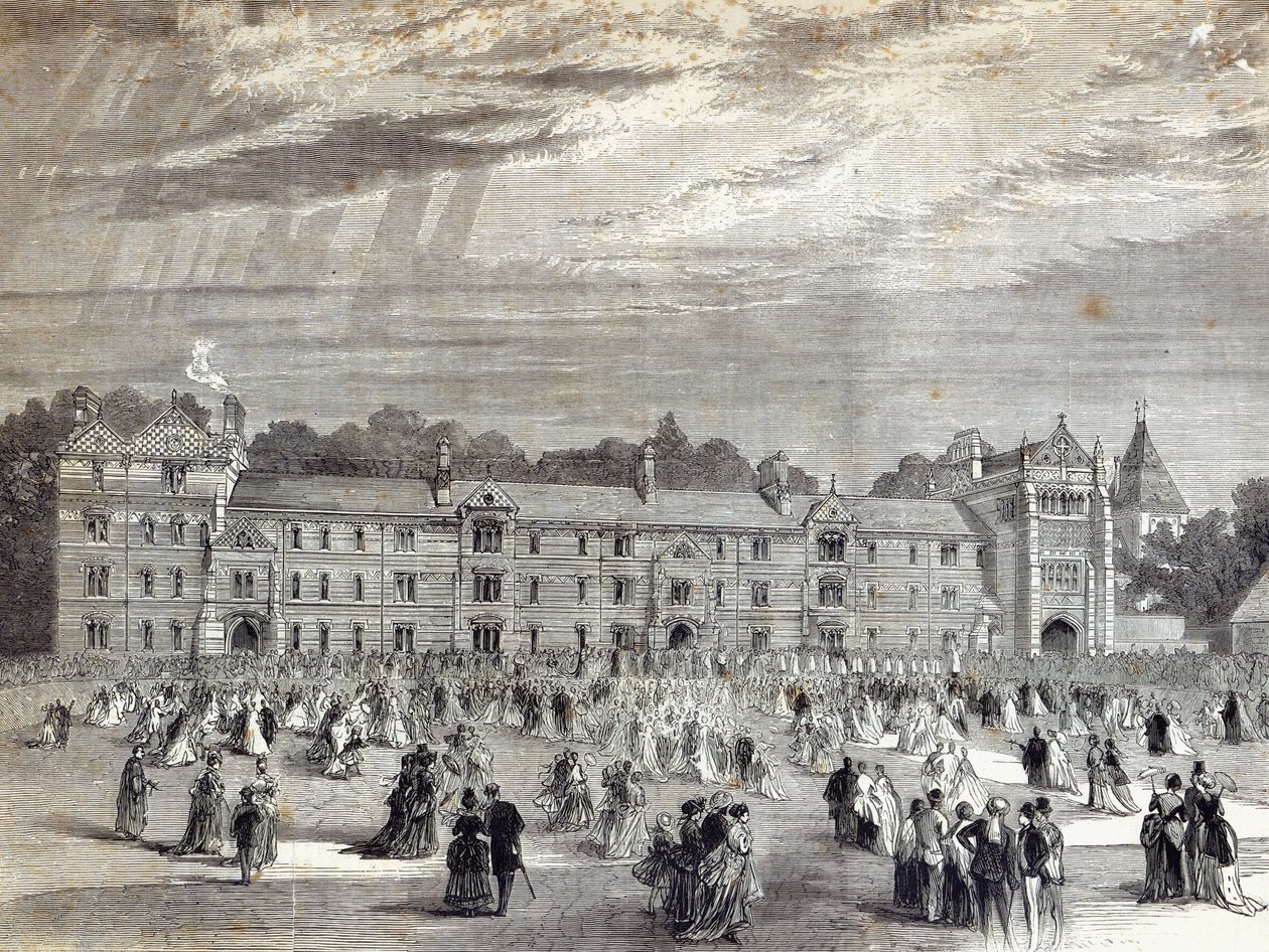 Åbningen af Keble College, Oxford, fra 