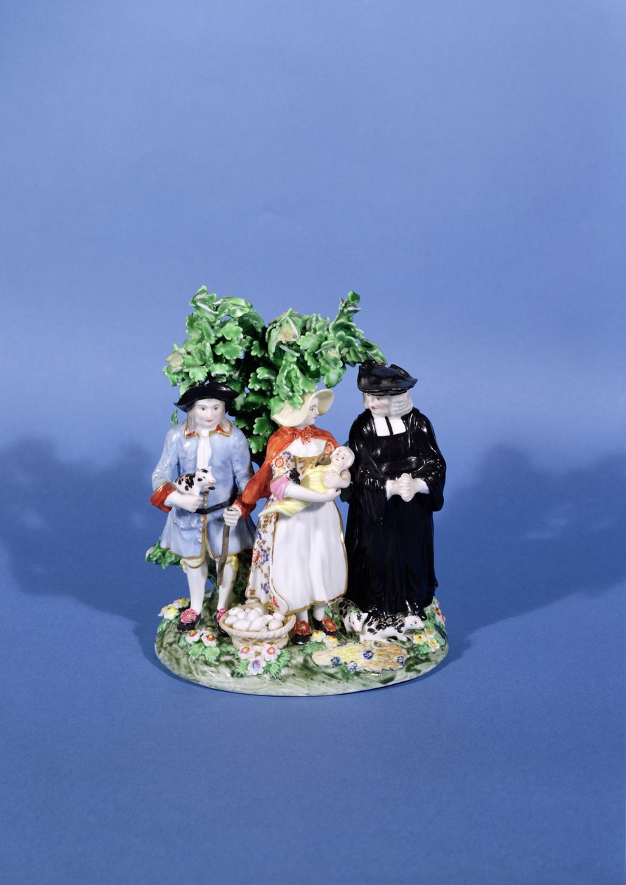 Tiendegrisen, Derby-gruppen, ca. 1775 (porcelæn) af English School