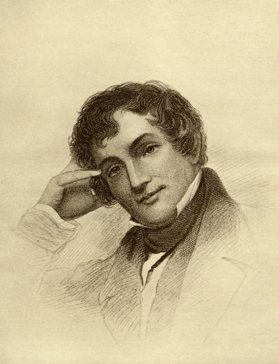 Washington Irving (1783-1859) af English School
